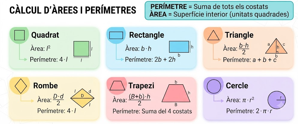 Esquema visual d'àrees
