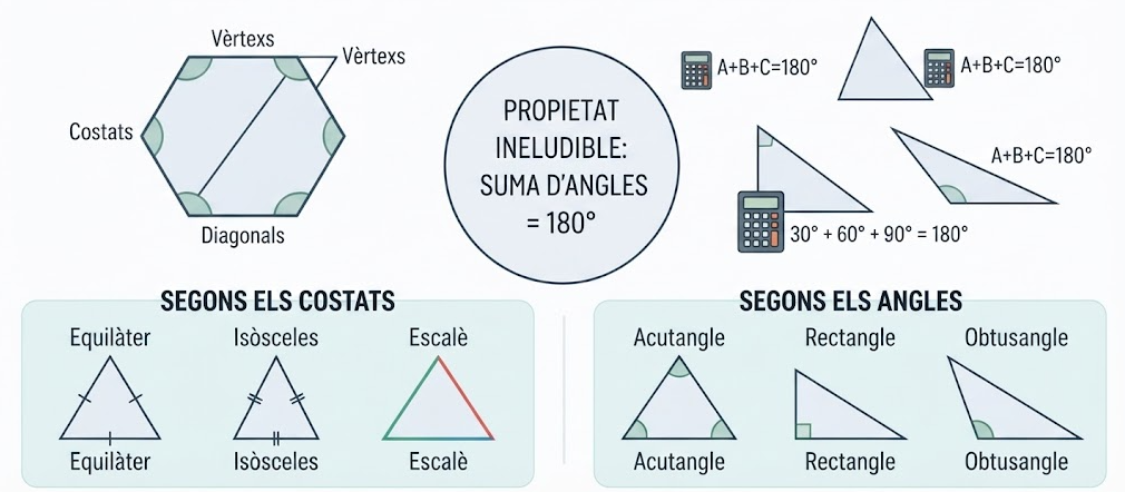 Esquema visual de triangles