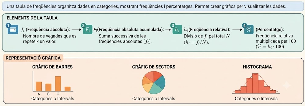 Taules de freqüències