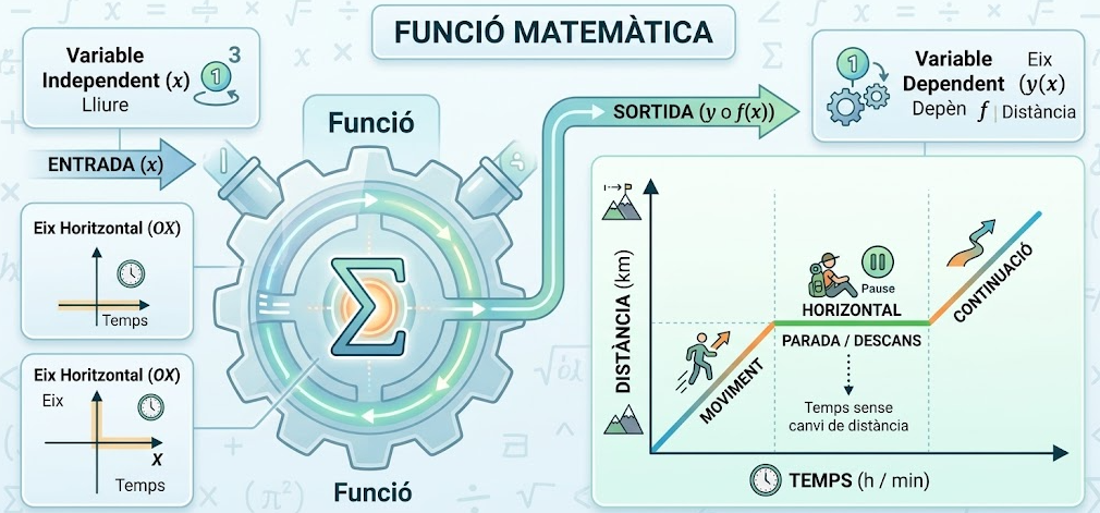 Esquema visual del concepte de funció